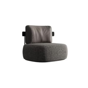 Boysenberry Armchair in customizable sizes, showcasing style and comfort.